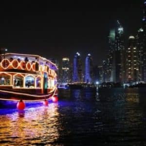 5 star Dhow Cruise Dubai Marina Dinner 600x332 1